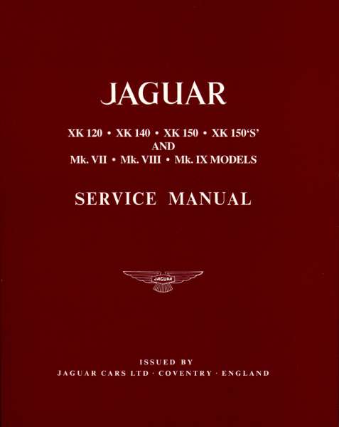 XK 120,140, 150, Mk VII,MKVIII, MK IX